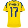 Nogometni Dres Švedska Gyokeres 17 Domaći SP 2026