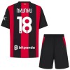 Dječji Nogometni Dres AC Milan Nkunku 18 Domaći 2026-27 Dječji Nogometni Dres AC Milan Nkunku 18 Domaći 2026-27