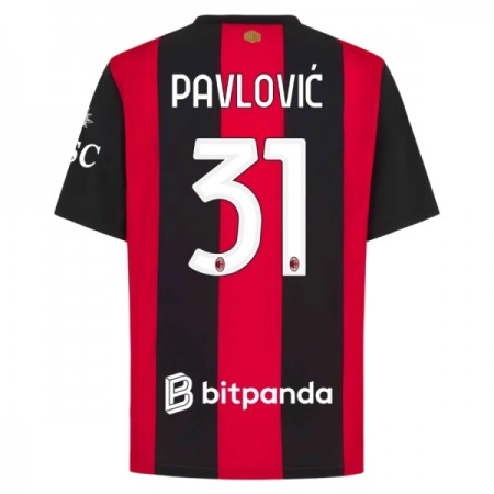 Nogometni Dres AC Milan Pavlovic 31 Domaći 2026-27 Nogometni Dres AC Milan Pavlovic 31 Domaći 2026-27