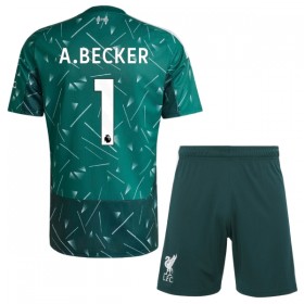 Dječji Nogometni Dres Liverpool A. Becker 1 Golmanski Domaći 2026-27 Zelena