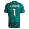 Dječji Nogometni Dres Liverpool A. Becker 1 Golmanski Domaći 2026-27 Zelena
