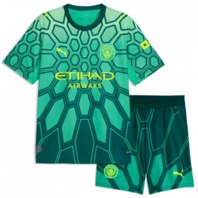 Dječji Nogometni Dres Manchester City Golmanski Domaći 2026-27 Zelena