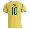 Dječji Nogometni Dres Brazil Pele 10 Domaći SP 2026