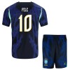 Dječji Nogometni Dres Brazil Pele 10 Gostujući SP 2026 Dječji Nogometni Dres Brazil Pele 10 Gostujući SP 2026