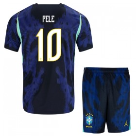 Dječji Nogometni Dres Brazil Pele 10 Gostujući SP 2026