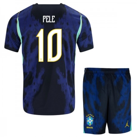 Dječji Nogometni Dres Brazil Pele 10 Gostujući SP 2026 Dječji Nogometni Dres Brazil Pele 10 Gostujući SP 2026
