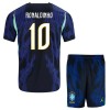 Dječji Nogometni Dres Brazil Ronaldinho 10 Gostujući SP 2026 Dječji Nogometni Dres Brazil Ronaldinho 10 Gostujući SP 2026