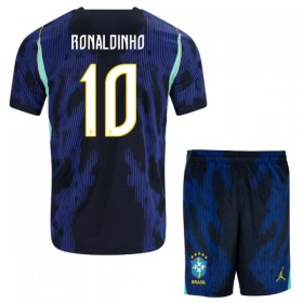 Dječji Nogometni Dres Brazil Ronaldinho 10 Gostujući SP 2026