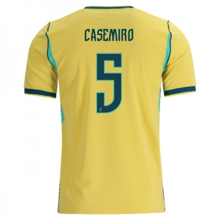 Nogometni Dres Brazil Casemiro 5 Domaći SP 2026