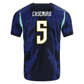 Nogometni Dres Brazil Casemiro 5 Gostujući SP 2026