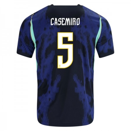 Nogometni Dres Brazil Casemiro 5 Gostujući SP 2026 Nogometni Dres Brazil Casemiro 5 Gostujući SP 2026