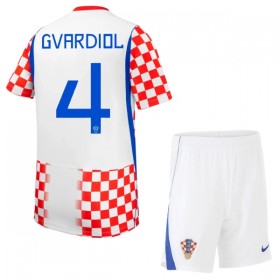 Dječji Nogometni Dres Hrvatska Gvardiol 4 Domaći SP 2026
