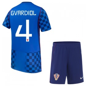 Dječji Nogometni Dres Hrvatska Gvardiol 4 Gostujući SP 2026