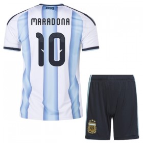 Dječji Nogometni Dres Argentina Maradona 10 Domaći SP 2026