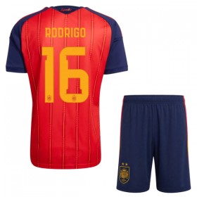 Dječji Nogometni Dres Španjolska 2 Stars Rodrigo 16 Domaći SP 2026
