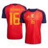 Nogometni Dres Španjolska 2 Stars Rodrigo 16 Domaći SP 2026 Nogometni Dres Španjolska 2 Stars Rodrigo 16 Domaći SP 2026