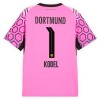 Nogometni Dres Borussia Dortmund Kobel 1 Golmanski Gostujući 2026-27 Ružičasta