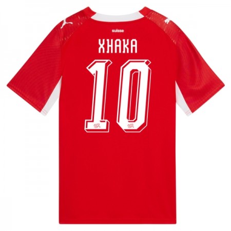 Nogometni Dres Švicarska Granit Xhaka 10 Domaći SP 2026 Nogometni Dres Švicarska Granit Xhaka 10 Domaći SP 2026