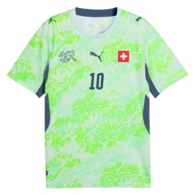Nogometni Dres Švicarska Granit Xhaka 10 Gostujući SP 2026