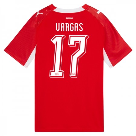 Nogometni Dres Švicarska Vargas 17 Domaći SP 2026 Nogometni Dres Švicarska Vargas 17 Domaći SP 2026