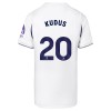 Nogometni Dres Tottenham Hotspur Kudus 20 Domaći 2026-27 Nogometni Dres Tottenham Hotspur Kudus 20 Domaći 2026-27