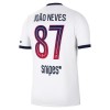 Nogometni Dres Paris Saint-Germain Joao Neves 87 Gostujući 2026-27