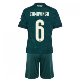 Dječji Nogometni Dres Real Madrid Camavinga 6 Gostujući 2026-27
