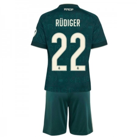 Dječji Nogometni Dres Real Madrid Rudiger 22 Gostujući 2026-27 Dječji Nogometni Dres Real Madrid Rudiger 22 Gostujući 2026-27