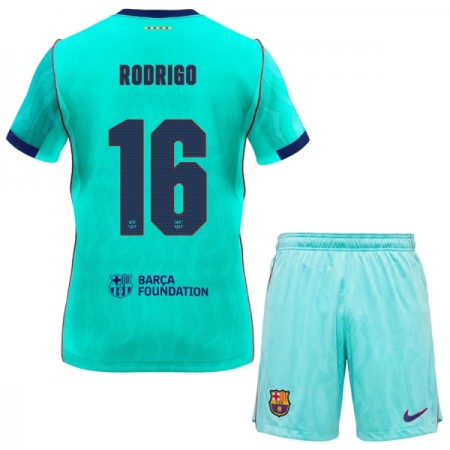 Dječji Nogometni Dres FC Barcelona Rodrigo 16 Treći 2026-27 Dječji Nogometni Dres FC Barcelona Rodrigo 16 Treći 2026-27