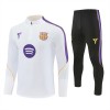 Barcelona Sweatshirt Za Trening Četvrt Zip 2026-27 Bijela Barcelona Sweatshirt Za Trening Četvrt Zip 2026-27 Bijela