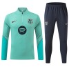 Barcelona Sweatshirt Za Trening Četvrt Zip 2026-27 Zelena Barcelona Sweatshirt Za Trening Četvrt Zip 2026-27 Zelena