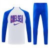 Chelsea Sweatshirt Za Trening Četvrt Zip 2026-27 Bijela