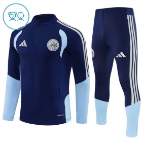 Dječji Ajax Sweatshirt Za Trening Četvrt Zip 2026-27 Plava