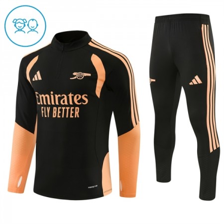 Dječji Arsenal Sweatshirt Za Trening Četvrt Zip 2026-27 Crna