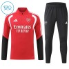 Dječji Arsenal Sweatshirt Za Trening Četvrt Zip 2026-27 Crvena Dječji Arsenal Sweatshirt Za Trening Četvrt Zip 2026-27 Crvena