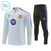 Dječji Barcelona Sweatshirt Za Trening Četvrt Zip 2026-27 Bijela