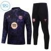 Dječji Barcelona Sweatshirt Za Trening Četvrt Zip 2026-27 Crna Dječji Barcelona Sweatshirt Za Trening Četvrt Zip 2026-27 Crna