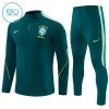 Dječji Brazil Sweatshirt Za Trening Četvrt Zip 2026-27 Zelena Dječji Brazil Sweatshirt Za Trening Četvrt Zip 2026-27 Zelena