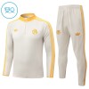 Dječji FC Bayern München Sweatshirt Za Trening Četvrt Zip 2026-27 Bijela Dječji FC Bayern München Sweatshirt Za Trening Četvrt Zip 2026-27 Bijela