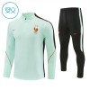 Dječji Francuska Sweatshirt Za Trening Četvrt Zip 2026-27 Bijela Dječji Francuska Sweatshirt Za Trening Četvrt Zip 2026-27 Bijela