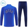 Dječji Inter Milan Sweatshirt Za Trening Četvrt Zip 2026-27 Plava