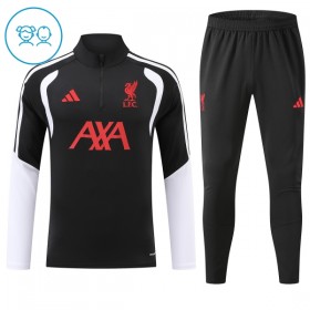 Dječji Liverpool Sweatshirt Za Trening Četvrt Zip 2026-27 Crna