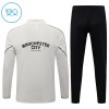 Dječji Manchester City Sweatshirt Za Trening Četvrt Zip 2026-27 Siva