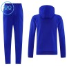 Dječji Manchester United Hoodie Sweatshirt Za Trening 2026-27 Plava