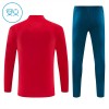Dječji Portugal Sweatshirt Za Trening Četvrt Zip 2026-27 Crvena