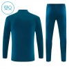 Dječji Portugal Sweatshirt Za Trening Četvrt Zip 2026-27 Plava