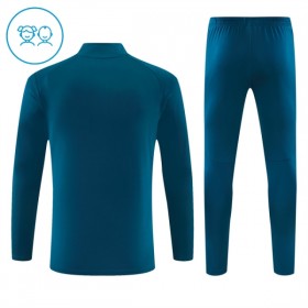 Dječji Portugal Sweatshirt Za Trening Četvrt Zip 2026-27 Plava