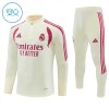 Dječji Real Madrid Sweatshirt Za Trening Četvrt Zip 2026-27 Bijela Dječji Real Madrid Sweatshirt Za Trening Četvrt Zip 2026-27 Bijela