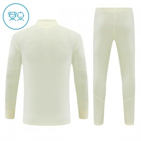 Dječji Real Madrid Sweatshirt Za Trening Četvrt Zip 2026-27 Bijela