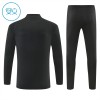 Dječji Real Madrid Sweatshirt Za Trening Četvrt Zip 2026-27 Crna
